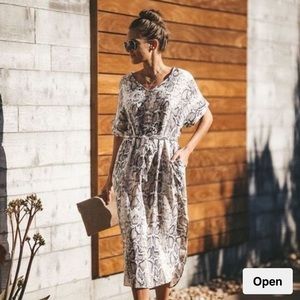 Vici Snake Skin Dress
